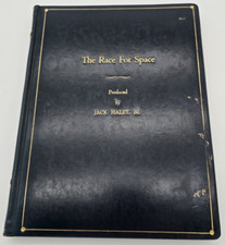 THE RACE FOR SPACE / Laurence Mascott 1959 Screenplay, space travel Documentary