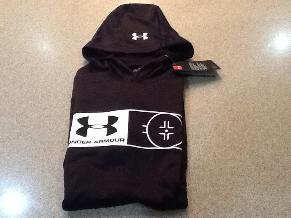 Moletom com capuz Under Armour hóquei JUVENTUDE grande PRETO****VENDA*****20% de desconto***** - Imagem 4 de 4