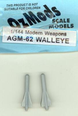 OzMods Models 1/144 AGM-62 WALLEYE GUIDED BOMB Resin Set