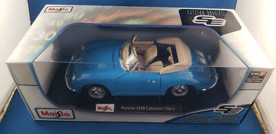 Maisto 1961 Porsche 356B Cabriolet 1:18 Diecast New | eBay