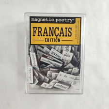 Magnetic Poetry - French / Francais - Rare - French Magnetic Poetry Best Price 