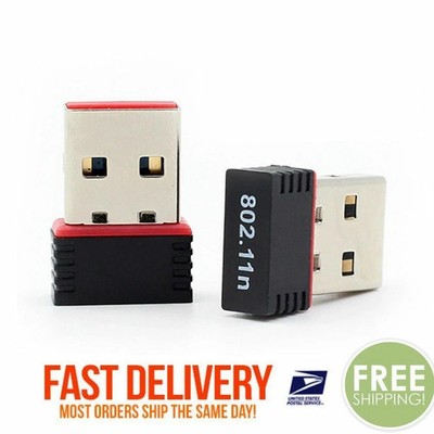 Mini USB WiFi Wireless Adapter 300Mbps 802.11n for Windows Mac Linux