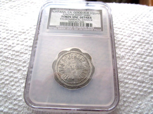Graded Token Fontana Jersey Dairy Fontana (California) 1 Quart Milk