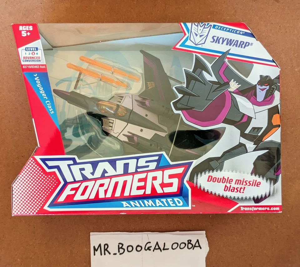 Transformers Animated Voyager Class Skywarp MISB 2008 - Immagine 2 di 4