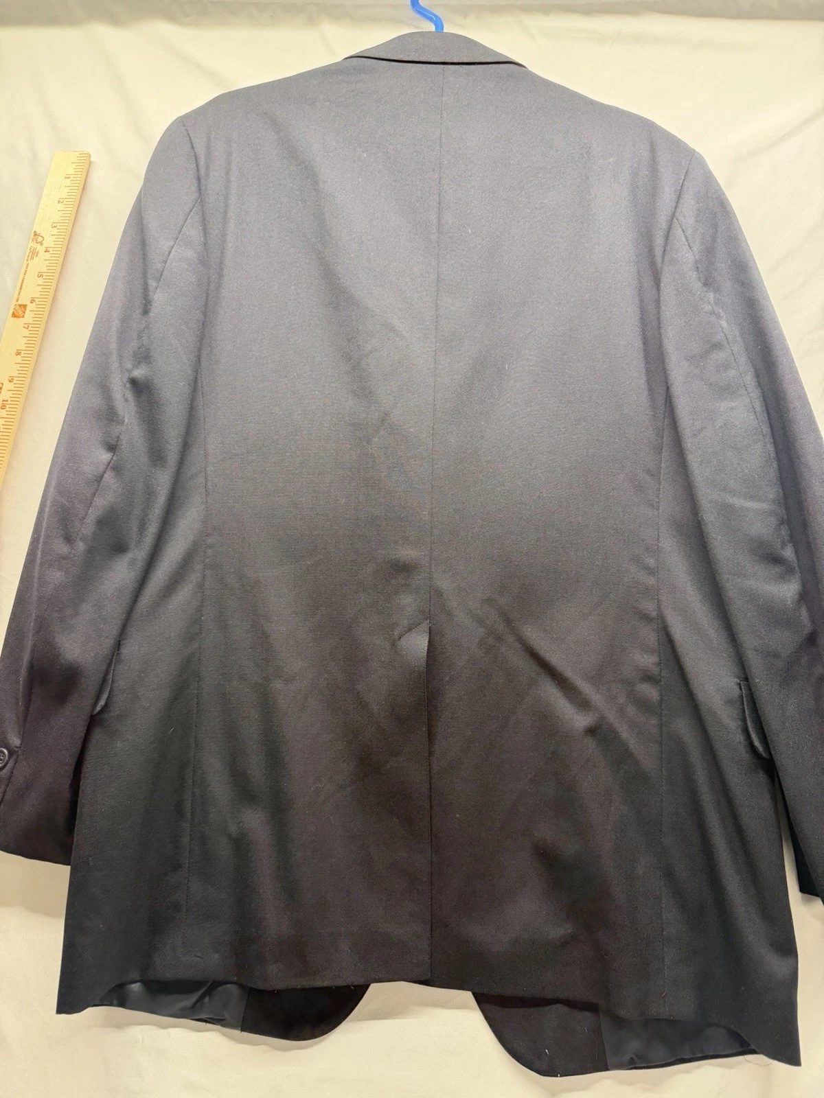 Brooks Brothers Makers Brooksease Gray Wool Blazer Notch Button Lined USA - product detail image 2