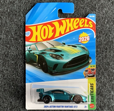 2024 Aston Martin Vantage GT3 #125 Hot Wheels 2026 Exoticars Green