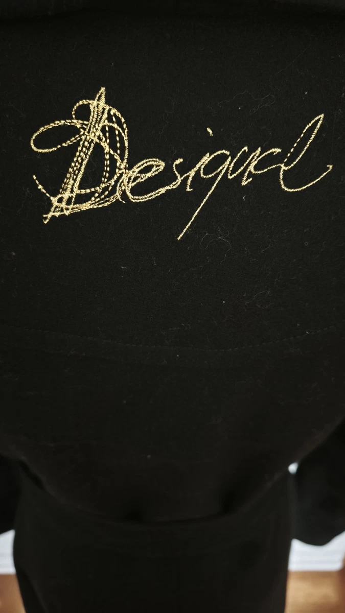 Damen Jacke Mantel, von Desigual, Schwarz, Gr. 40