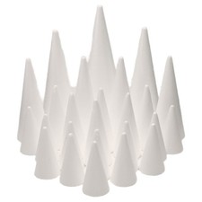 24Pack Craft Foam Cones, Foam Tree Cones, Cones Shaped Foam for Arts,6913