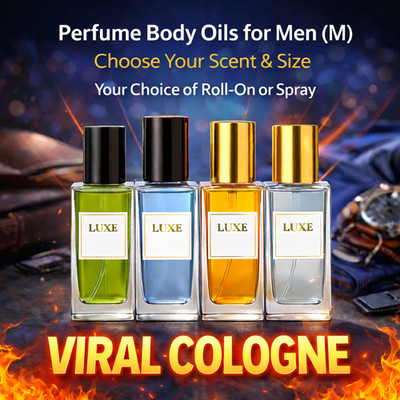 Viral Cologne Fragrance Oils for Men (M)   Choose Your Scent | Roll-On or Spray