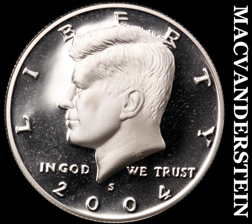 2004-S Silver Kennedy Half Dollar - Choice Gem Proof  Lustrous  #i1880