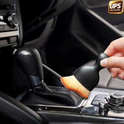Car Inside Detail Brush Delicate Bristles Instrument Panel Screen Crevice Clean