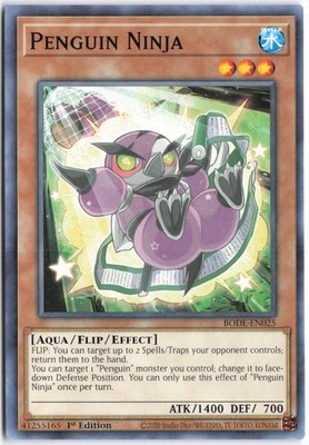 Yugioh - Penguin Ninja BODE-EN025 1st Edition - Burst of Destiny