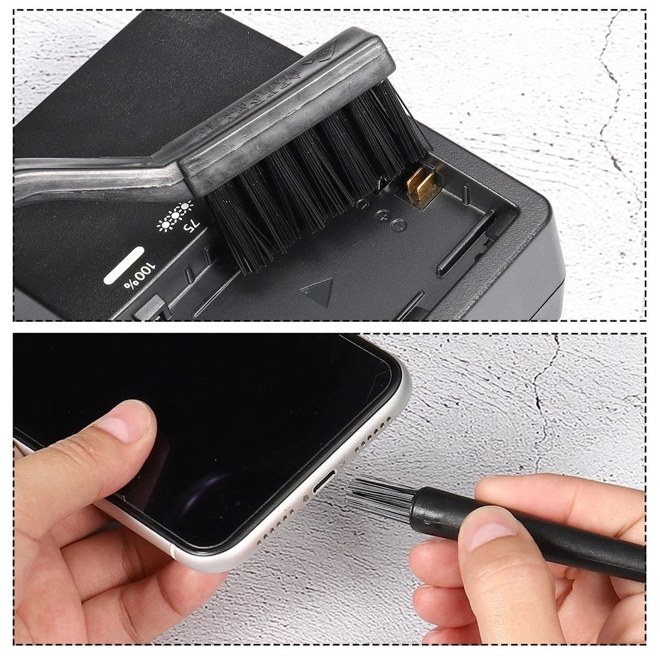 Anti Static ESD Brush Cleaning Keyboard Brush Nylon 3pcs for Keyboard 70x90mm Foto 4 de 4