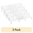 3 Pack Expandable Metal Spice Rack White