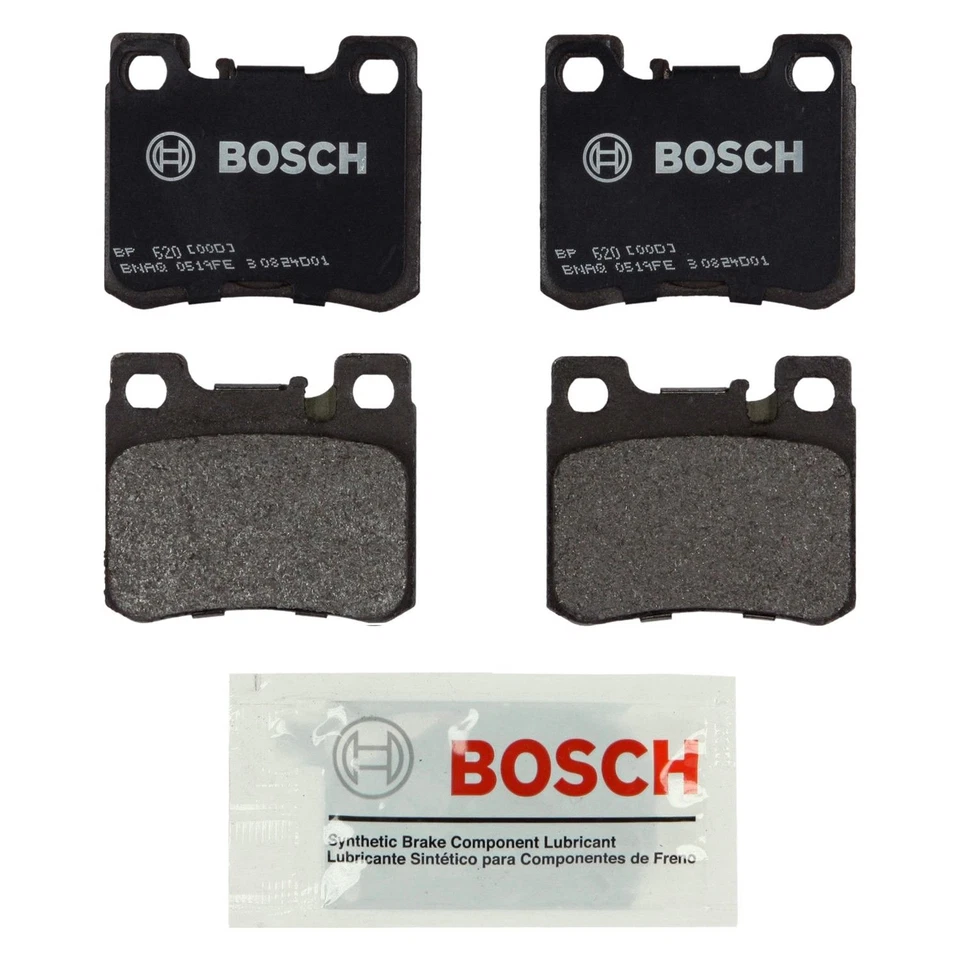 For Mercedes-Benz C280 94-97 QuietCast Premium Organic Rear Disc Brake Pads - Imagem 2 de 3