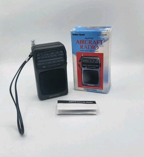 Radio Shack AM FM Aircraft Radio Jetstream New In Open Box
