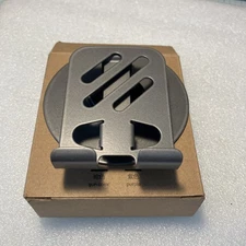 NEW Phone Stand for Desk; Double-Axis 360 Degrees Phone Holder, Gun Metal Color.