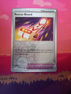 Pokemon Karte Rescue Board Temporal Forces Reverse Holo Uncommon 159/162 NM