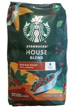 1 Pack Starbucks House Blend Whole Bean Coffee total 40 oz 13.36 per pound