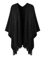Ferand Shawl Wraps for Women, Cozy Lightweight Poncho Cape with Pockets, Warm...