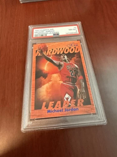 1997 Fleer Jordan PSA 8