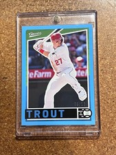 2019 Panini Classics Baseball Light Blue # 1 Mike Trout 06/10