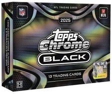 2025 Topps Chrome Black Football Hobby Box