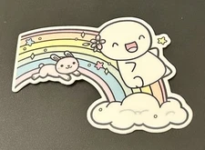 NEW The Coffee Monsterz Co. Rainbow 🌈 Emoti Sticker TCMC