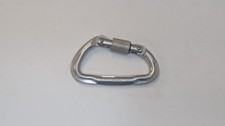 Black Diamond USA Offset D Screwgate Carabiner Diamond C 23kN c1990 2002 Vintage