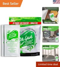 Gentle Yet Powerful Jetted Bathtub Cleaner - 2 Single-Use Travel Pouches