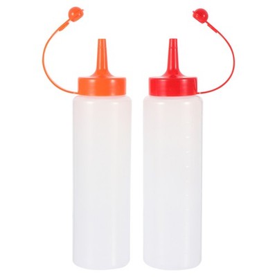 2 Pcs Squeeze Flaschen Icing Würze Flasche Squirt Würze Flasche