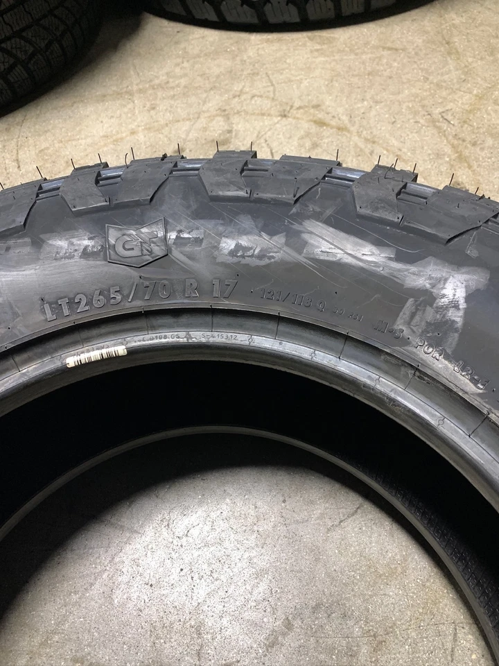 4 New LT 265 70 17 LRE 10 Ply General Grabber X3 Red Letter Mud Terrain Tires - Image 4 of 4