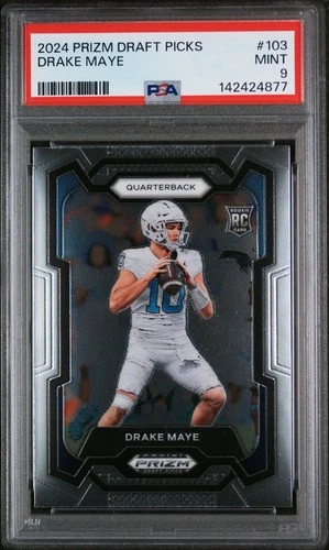 2024 Panini Prizm Draft Picks Drake Maye PSA 9 #103