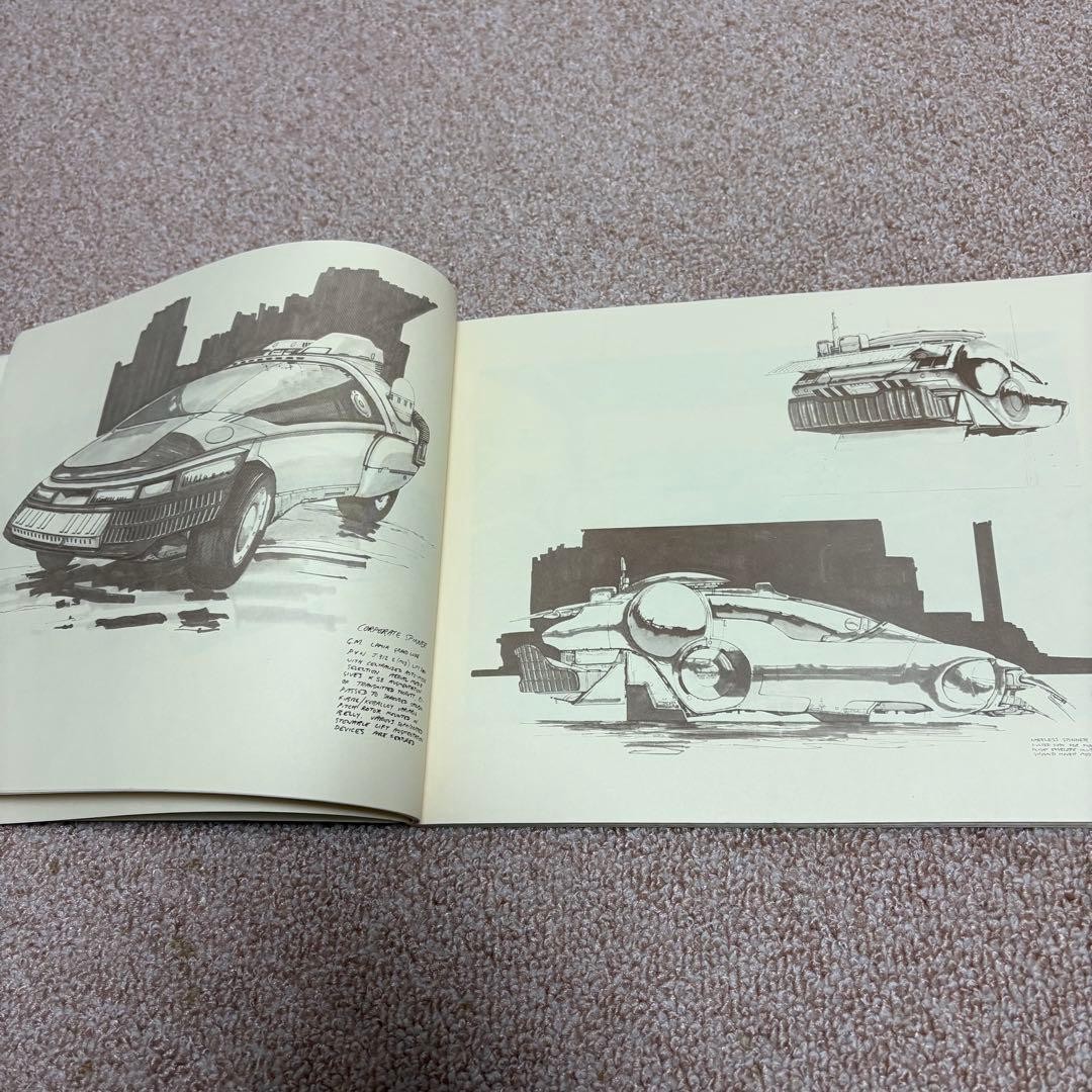 BLADE RUNNER SKETCHBOOK Portfolio Original Film Art Concept Design