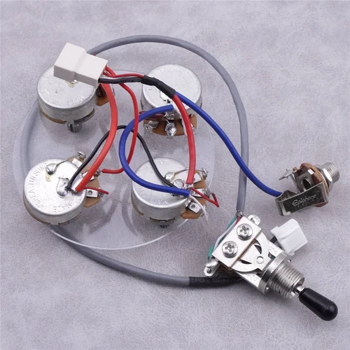 Guitar Prewired Wiring Harness Humbucker Wiring Harness Fits Epiphone LP/SG/DOT