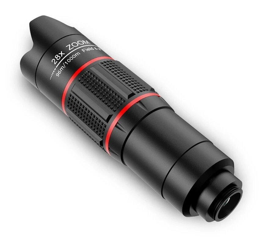 28×25mm Super Telephoto Zoom Portable Monocular Telescope  4K 28X Telephoto Len - Image 4 of 4