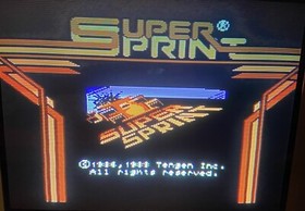 Super Sprint - Authentic Nintendo NES Game - Tested & Works