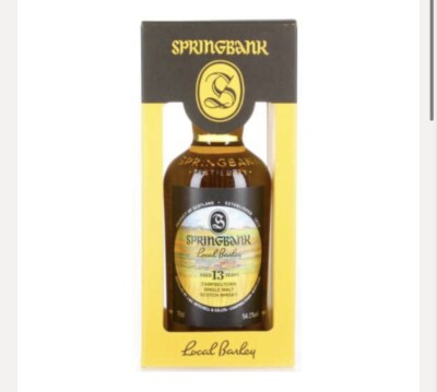 Springbank 13 Years Local Barley 54,1% 0.70