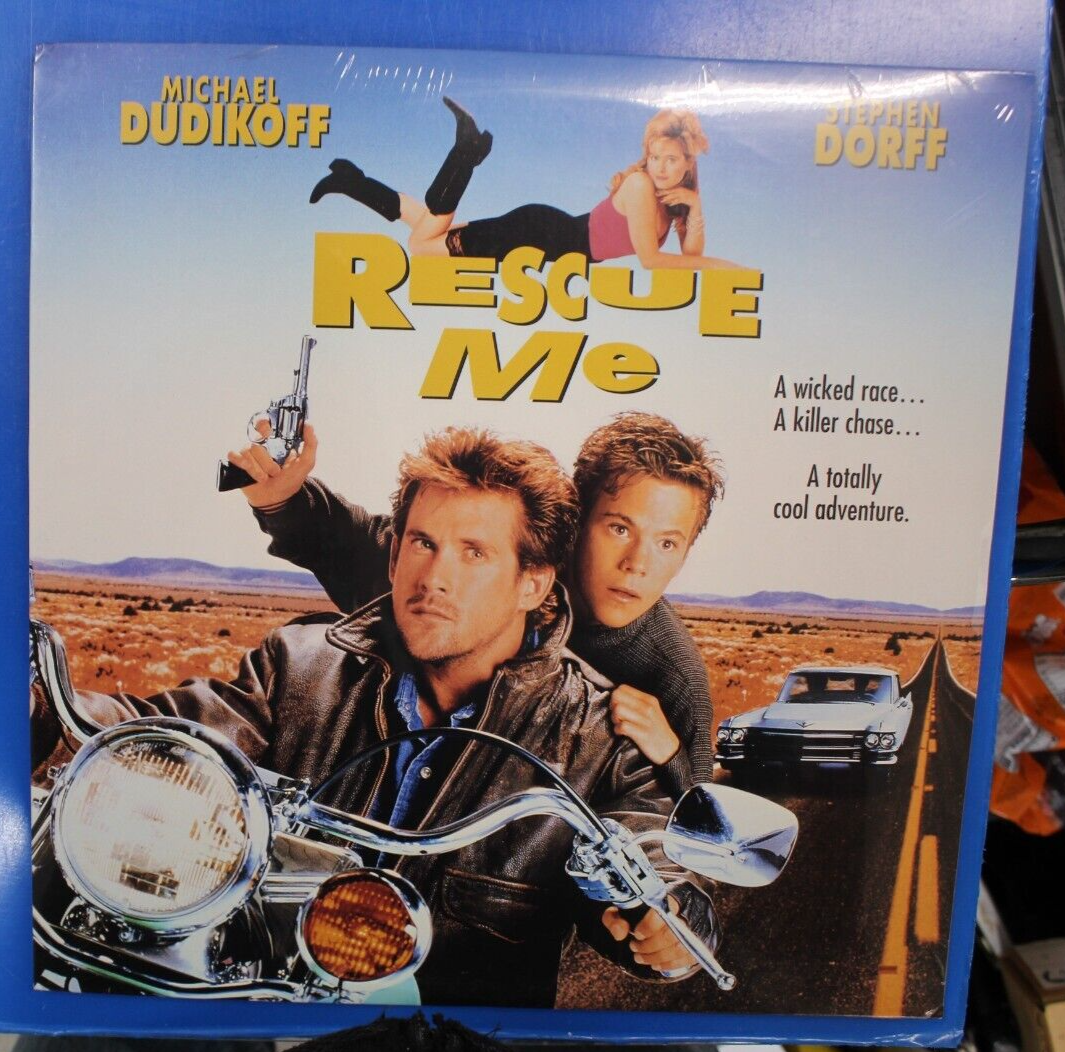 Sealed New Rescue Me Laserdisc-Michael Dudikoff, Stephen Dorff-NOT