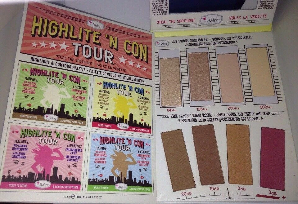 THE BALM COSMETICS HIGHLIGHT/HIGHLITE 'N CONTOUR CON TOUR FACE PALETTE SET BNIB - Image 3 of 4