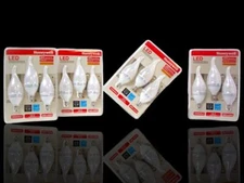 (12-Pack) Chandelier LED Light Bulbs B11 Dimmable 4W Equal To 40W Candelabra E14