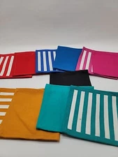 Lillian Vernon Cotton Canvas Coasters #61774  Made In India Vintage, 11 Coasters