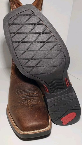 Justin Mens Boots Bowline Pecan Brown Water Buffalo Sz 10EE Style SE7523 - Picture 5 of 10