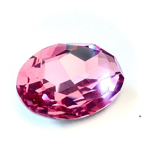 Strassstein Kristall 4127 'crystal rose' 30 x 22 mm - Bild 2 von 4