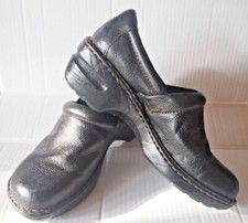 B.O.C Born Concept Women's Leather Clogs Slip On BLACK size EU 40/9M- Perfect 