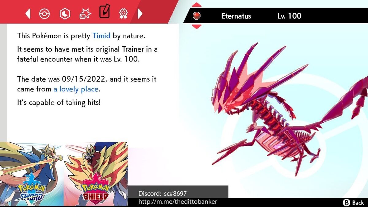 Eternatus - Best Nature & Moveset (How To Reset)
