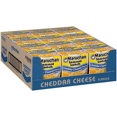 Maruchan Instant Lunch Ramen Noodle Soup 2.25 Oz, Pack of 12 Variety of Flavors