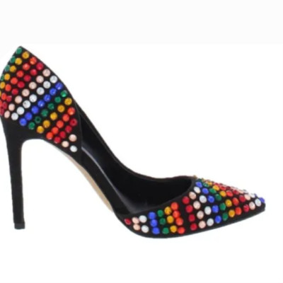 INC International Concepts Kenjay D'Orsay Heels 7.5 Pointed Toe Stiletto Party N
