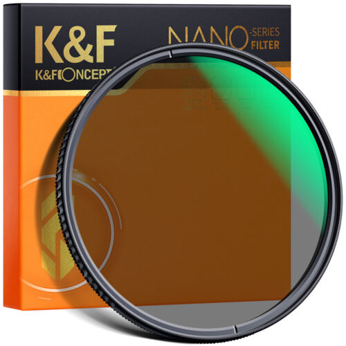 K&F Concept Nano X Circular Polarizer  CPL Lens Filter Super Slim 37-127mm - Photo 1/107