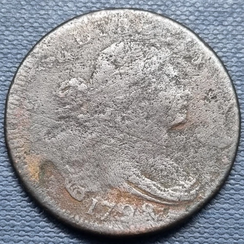 Photo of a 1798-P Large Cent from an eBay listing that sold on Jul 17, 2026